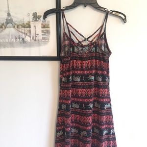 Bohemian mini dress!!